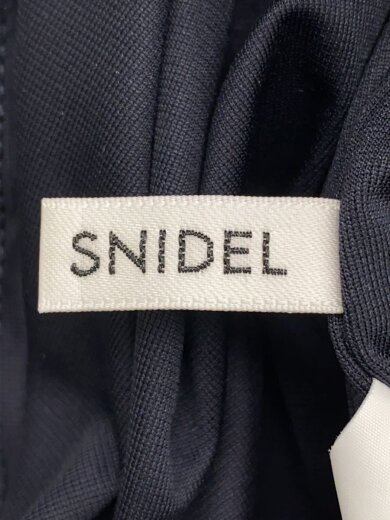 画像：SNIDELノースリーブワンピース/0/ポリエステル/NVY/総柄/SWFO2341043