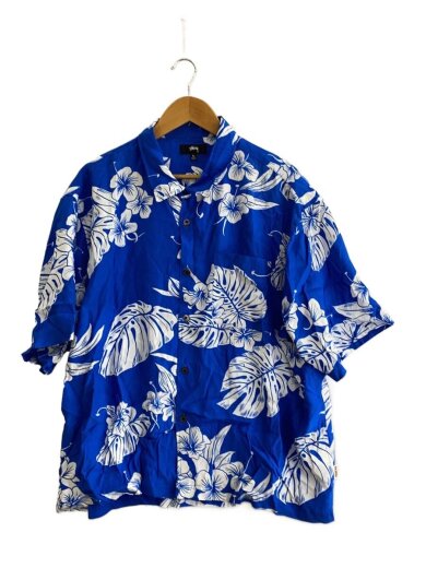 商品画像：Hawaiian SS Shirt/XL/レーヨン/BLU/総柄/1110361// 1