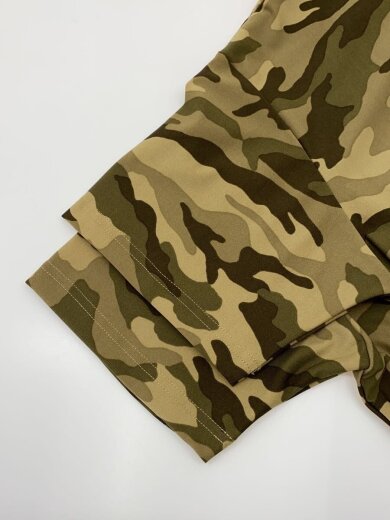 商品画像：PLAY/Tシャツ/M/ポリエステル/KHK/カモフラ 5