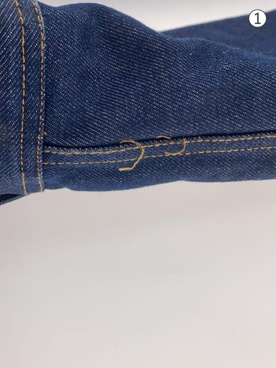 画像：BrixtonYARD SHERPA DENIM JACKET/L/コットン/IDG/NL856113098B016