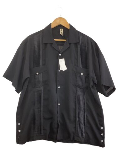 商品画像：半袖シャツ/1/ポリエステル/BLK/無地/20KO-SS13 1