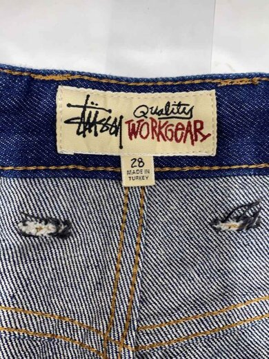 商品画像：Denim Double Knee/28/コットン/NVY/無地/116500 4