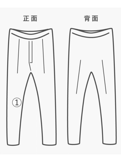 商品画像：Denim Double Knee/28/コットン/NVY/無地/116500 7