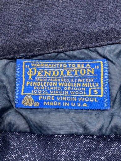 商品画像：70s/USA製/長袖シャツ/S/ウール/NVY/無地 3