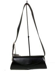 CANNOLO GRANDE/ショルダーバッグ/レザー/BLK/無地/J25WD0010