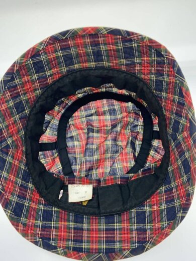 商品画像：90s/ハット/M/コットン/RED/チェック/メンズ 4