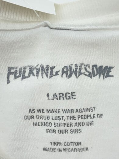 商品画像：Tシャツ/L/コットン/WHT 3