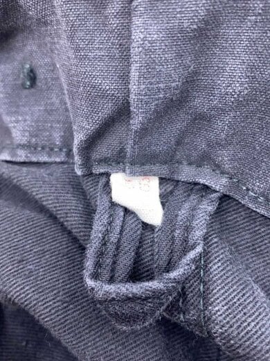 商品画像：推定70s～80s/針シンチバック/ワークパンツ/コットン/BLK/無地 4