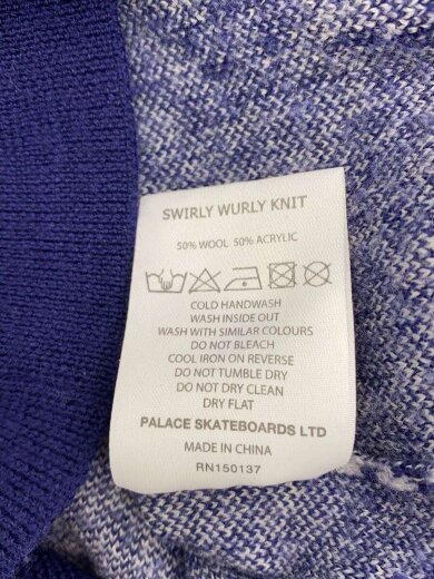 商品画像：SWIRLY WURLY KNIT/S/アクリル/BLU/総柄 4