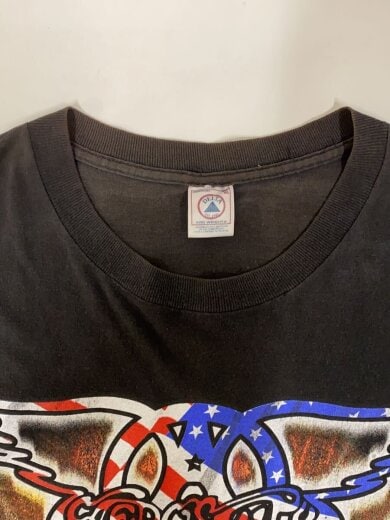 商品画像：AEROSMITH JUST PUSH PLAY SORAYAMA AMERICAN FLAG/XL/コットン/BLK// 7