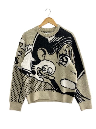 商品画像：REAR VIEW KNIT/S/ポリエステル/KHK/総柄 1