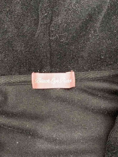 商品画像：ジップパーカー/S/ベロア/BLK/無地 3