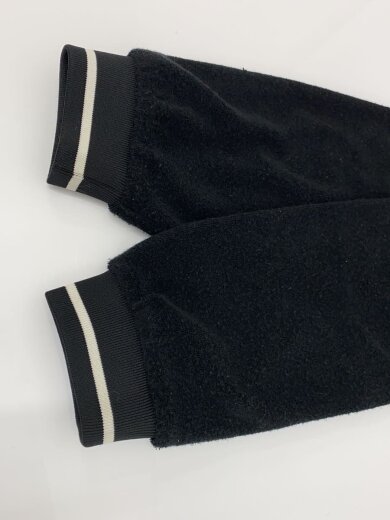 商品画像：ジップパーカー/S/ベロア/BLK/無地 6