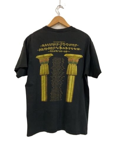 商品画像：THE ROLLING STONES BRIDGE TO BABYLON GOLD TONGUE/XL/コットン/BLK 2