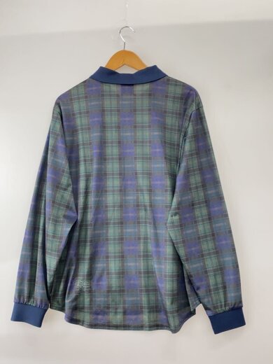 商品画像：×UMBRO/Game Shirt/L/ポリエステル/GRN/チェック/SD23F-CT09 2