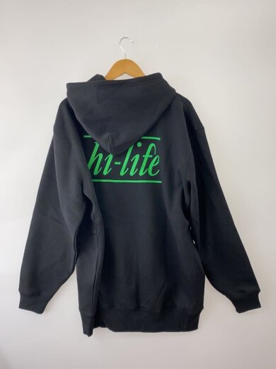 商品画像：HI-LIFE/ジップパーカー/XXL/コットン/BLK/プリント 2
