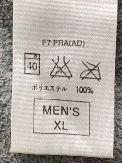 商品画像：パーカー/XL/ポリエステル/GRY 4