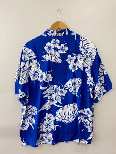 商品画像：Hawaiian Short-Sleeve Shirt/M/レーヨン/BLU/総柄// 2