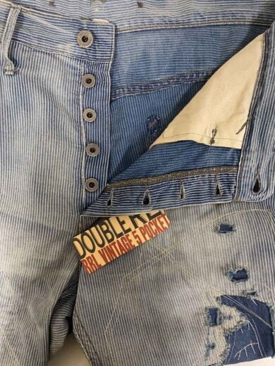商品画像：VINTAGE FIVE POCKET REPAIR/30/コットン/BLU/MNRRPNT14G20155 3