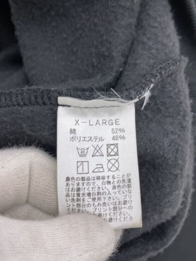 商品画像：Hoodie/パーカー/XL/コットン/BLK 4