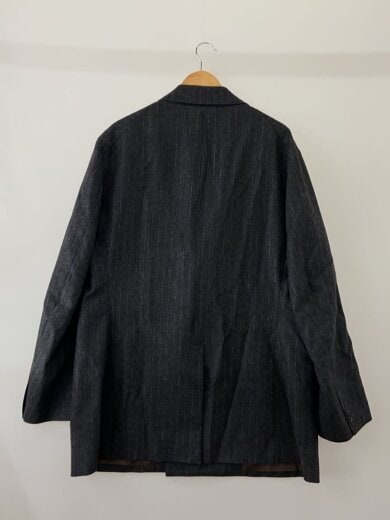 商品画像：ウールピンスト/テーラードジャケット/5/ウール/GRY/ストライプ/25WCM-J06120 2