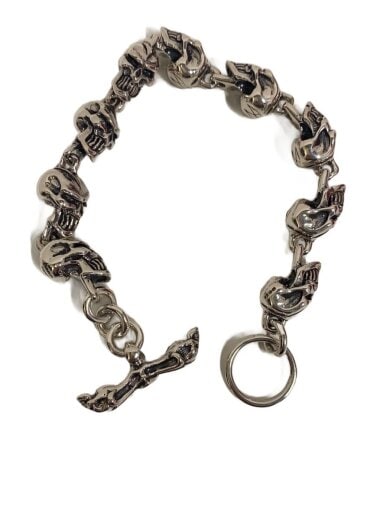 商品画像：GRIN SKULL BRACE/SILVER/SLV/メンズ 4