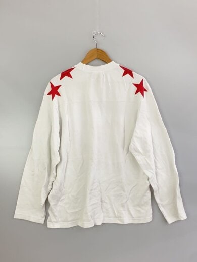 商品画像：Playboy L/S Football Top/M/コットン/WHT// 2