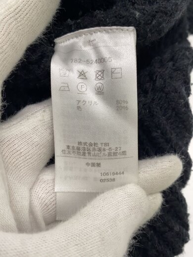 商品画像：ニット・セーター(厚手)/M/アクリル/BLK/782-5240005// 4