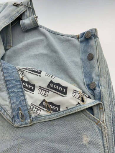 商品画像：×ERL/Denim Overalls/L/コットン/IDG/無地/A8315-0000// 3