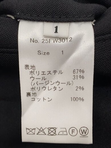 商品画像：MARBELT TROUSERS/ボトム/1/ポリエステル/BLK// 5