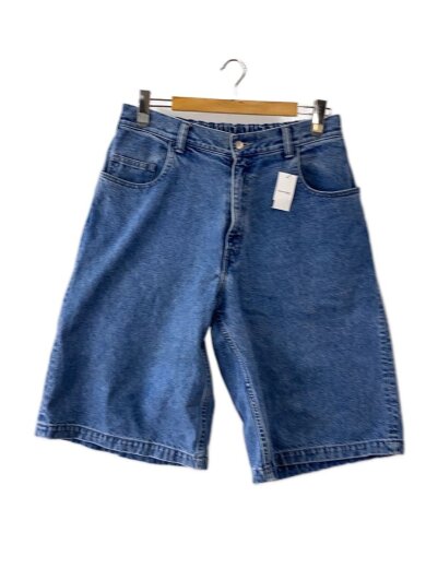 商品画像：5 POCKET BAGGY DENIM EASY SHORTS/L/コットン/IDG 1