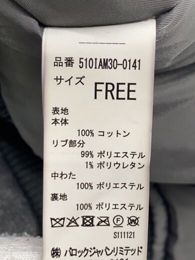 商品画像：BIG POCKET COTTON MA-1/FREE/コットン/GRY/無地// 5