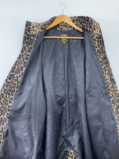 商品画像：STAND COLLAR LONG COAT/one/ポリエステル/BRW/レオパード/105254021006// 3