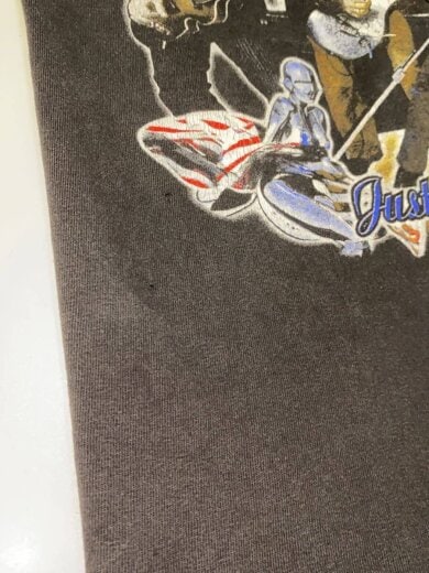 商品画像：AEROSMITH&KISS JUST PUSH PLAY SORAYAMA/Tシャツ/--/コットン/BLK 8