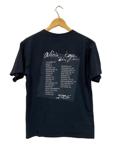 商品画像：ALICIA KEYS 2005 DIARY TOUR/Tシャツ/M/コットン/BLK 2