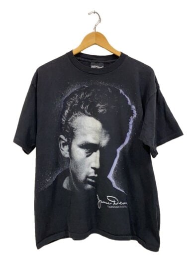 商品画像：JAMES DEAN BIG FACE BACK NAME/Tシャツ/XL/コットン/BLK 1