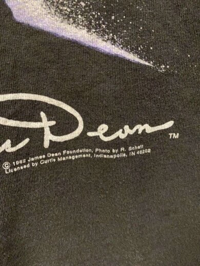 商品画像：JAMES DEAN BIG FACE BACK NAME/Tシャツ/XL/コットン/BLK 3