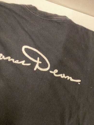 商品画像：JAMES DEAN BIG FACE BACK NAME/Tシャツ/XL/コットン/BLK 9