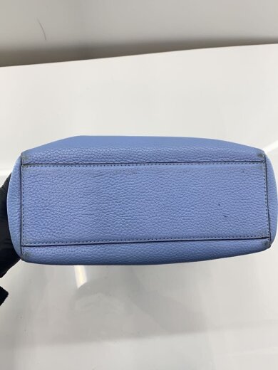 商品画像：ハンドバッグ/レザー/BLU/無地 4