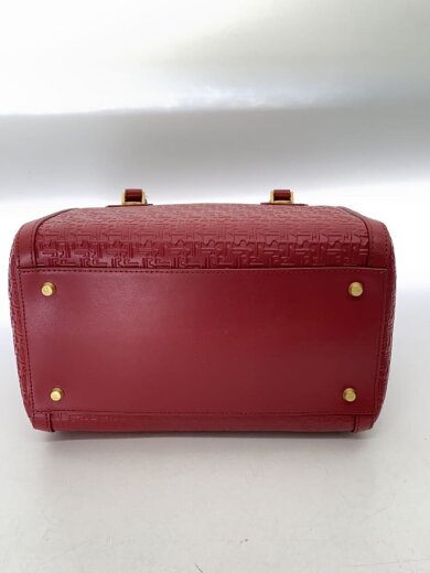 商品画像：ハンドバッグ/レザー/RED 4