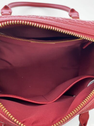 商品画像：ハンドバッグ/レザー/RED 6