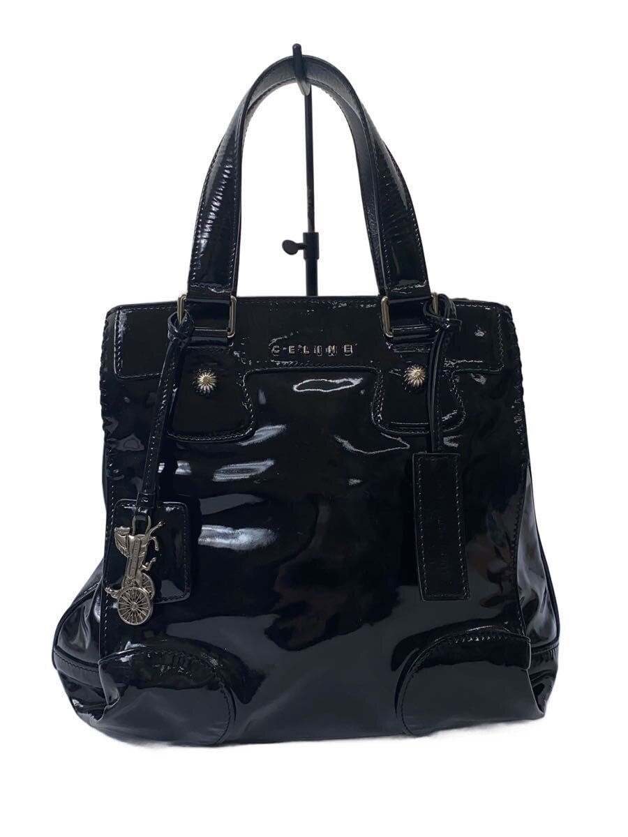 CELINE / ハンドバッグ/--/BLK/表面ベタツキ有