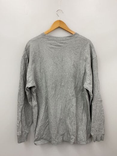 商品画像：長袖Tシャツ/XXL/コットン/GRY/無地/24BBCBCC502 2