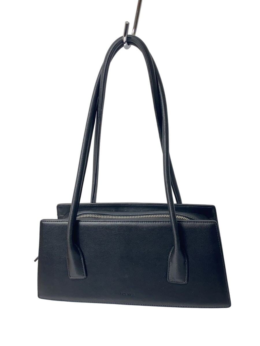 FOLNUA / ハンドバッグ/牛革/BLK/無地