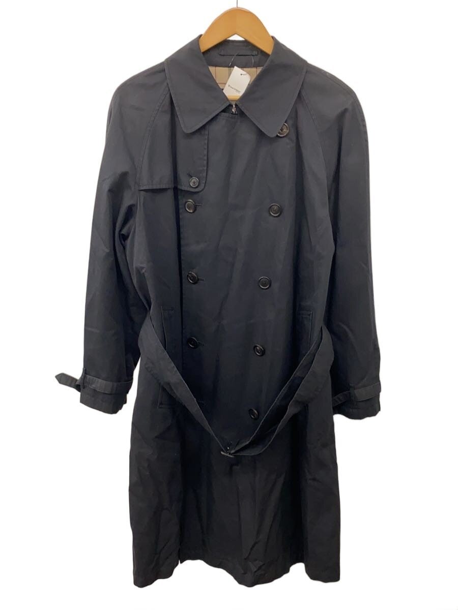 BURBERRY LONDON / トレンチコート/L/コットン/BLK/BBN43-400-09/肩襟ヨゴレ有
