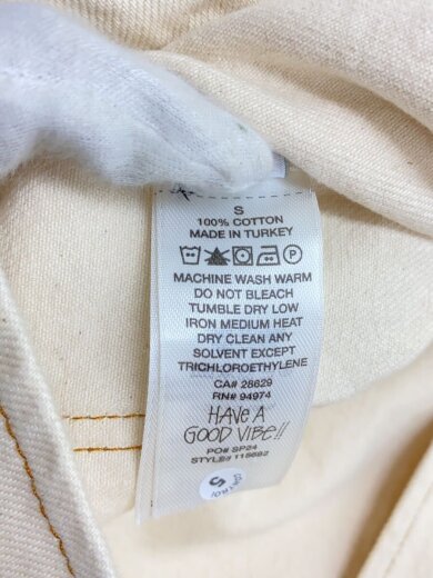 商品画像：Gジャン/S/デニム/WHT/115682 4