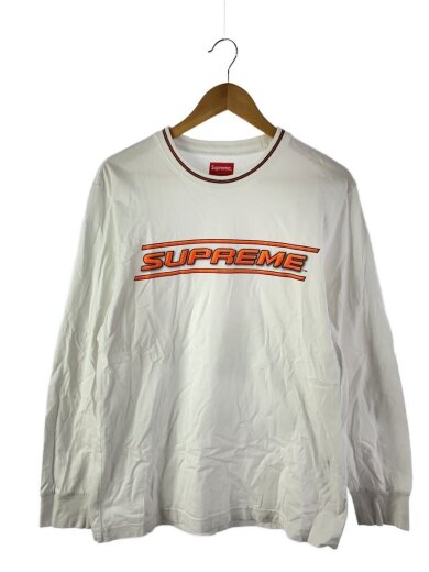 商品画像：長袖Tシャツ/M/コットン/WHT/無地 1