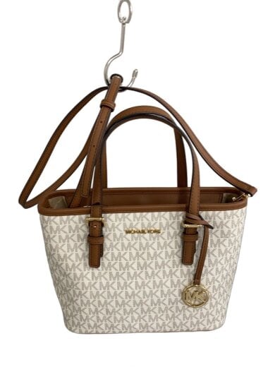 画像：MICHAEL KORSショルダーバッグ/--/WHT/総柄/35T9GTVT0B1