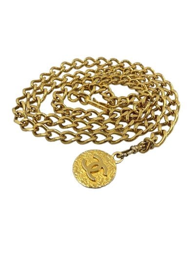 商品画像：ベルト/--/GLD/レディース/チェーンベルト/コイン/ココマーク// 1