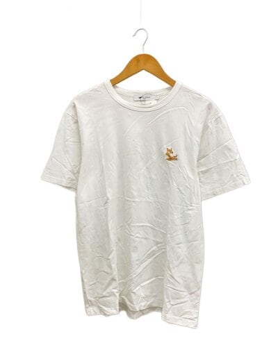 商品画像：Tシャツ/L/コットン/WHT/無地/GU00154KJ0010 1